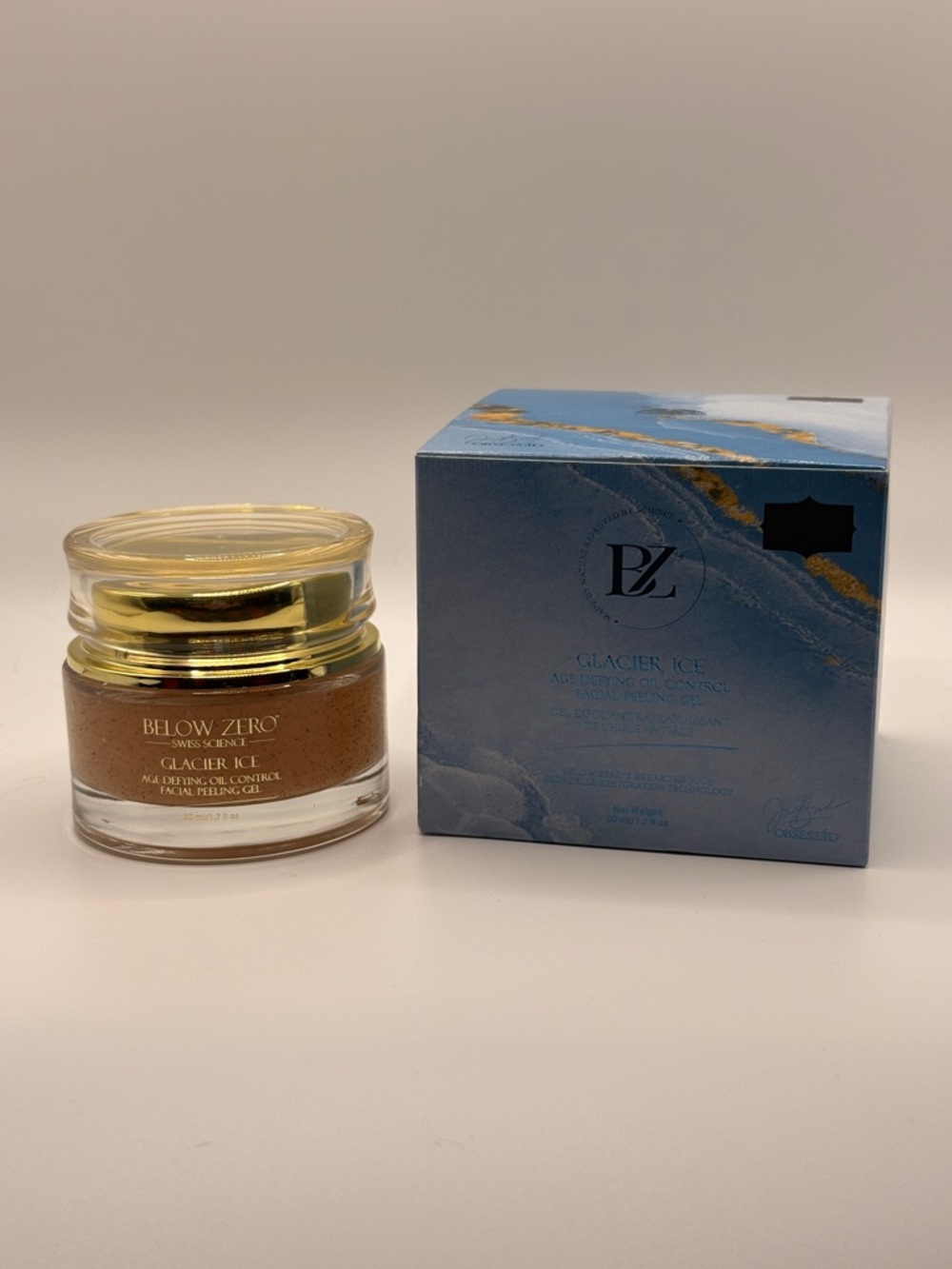 Below Zero Glacier Ice Age Defying Oil Control Cooling Facial Peeling Gel 50ml